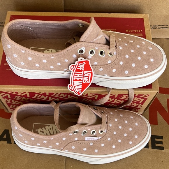 Vans Authentic Platforms Suede Polka Dot Shwgry/True White WMNS - Picture 4 of 16